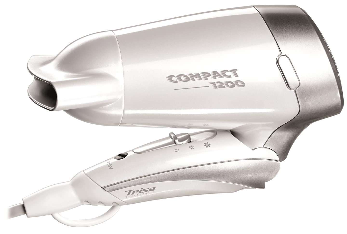 Reisehaartrockner Compact 1200 weiss/silber