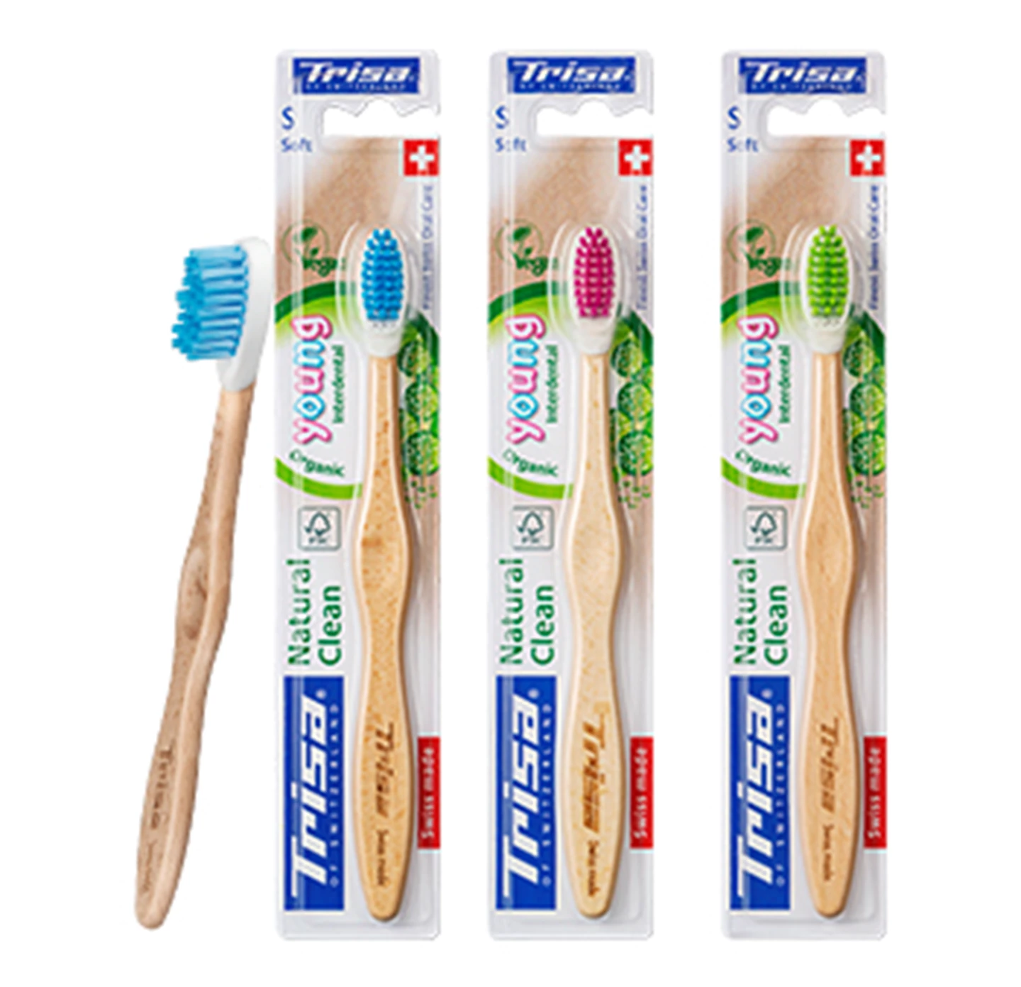 Brosse à dents Natural Clean Young soft