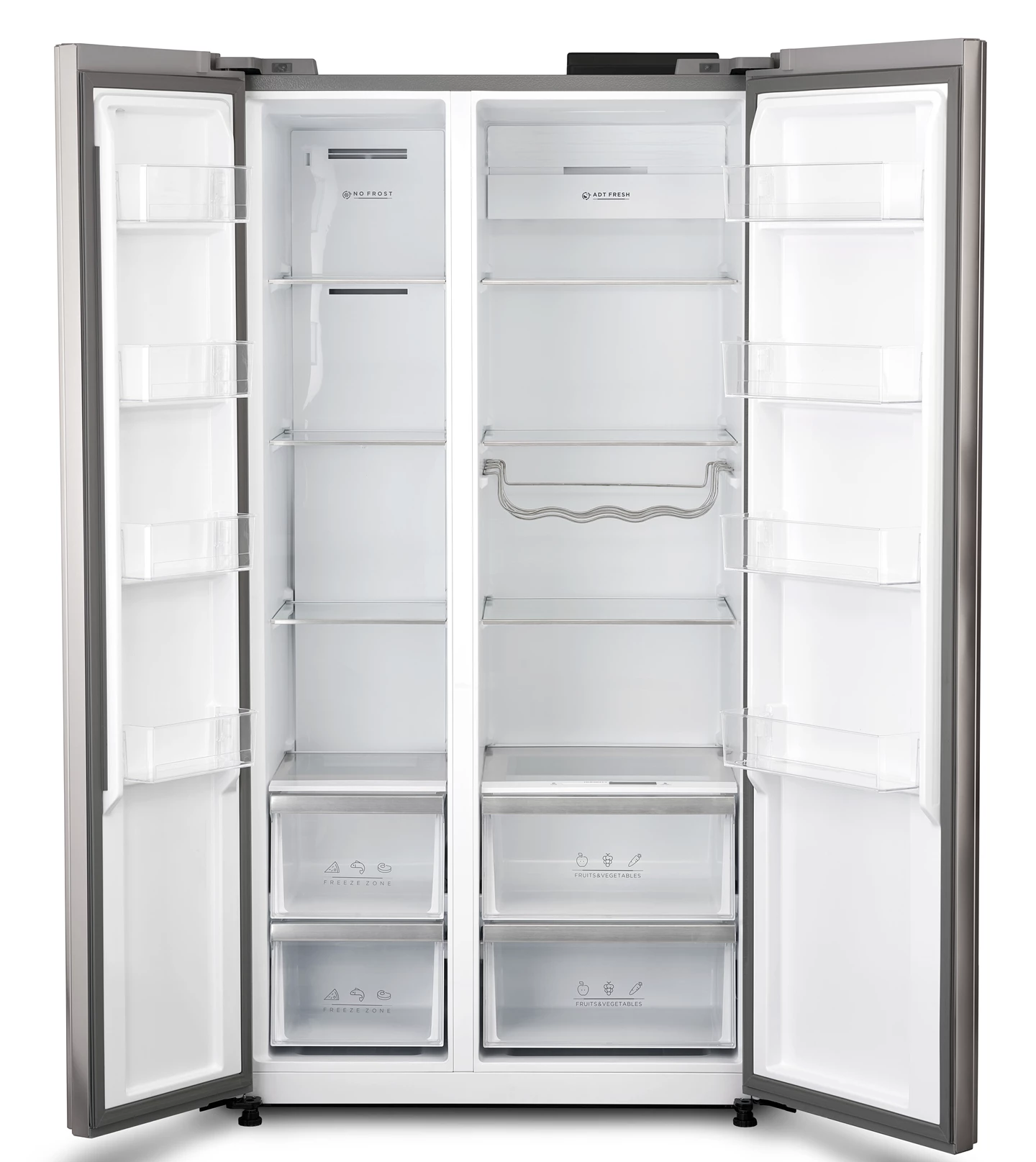 Réfrigérateur Side-by-Side 592 L, Inox