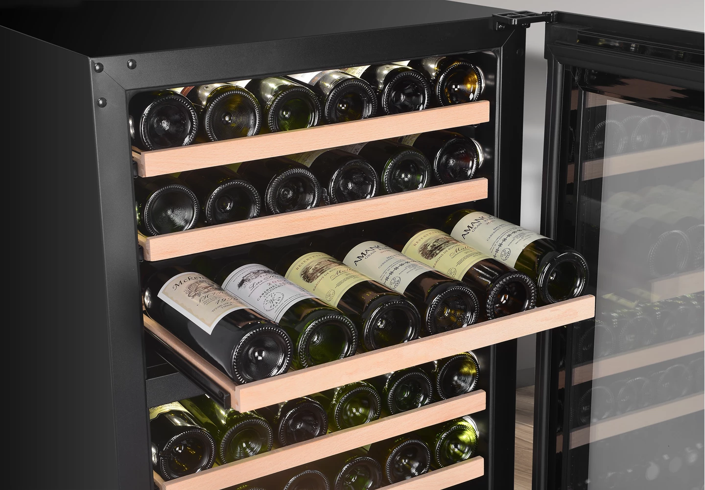 Einbau-Weinkühlschrank 100 L, Dual Zone