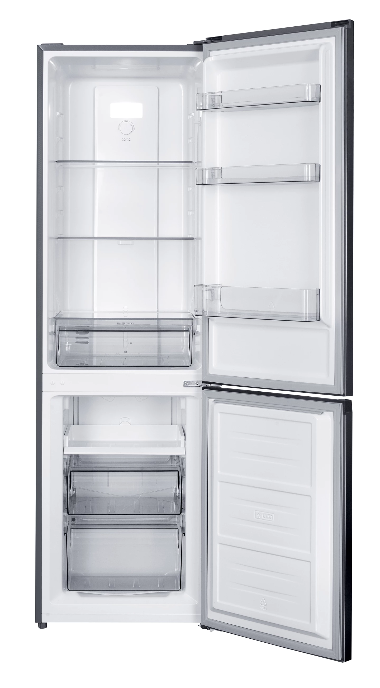 Réfrigérateur combiné 253 L, Inox