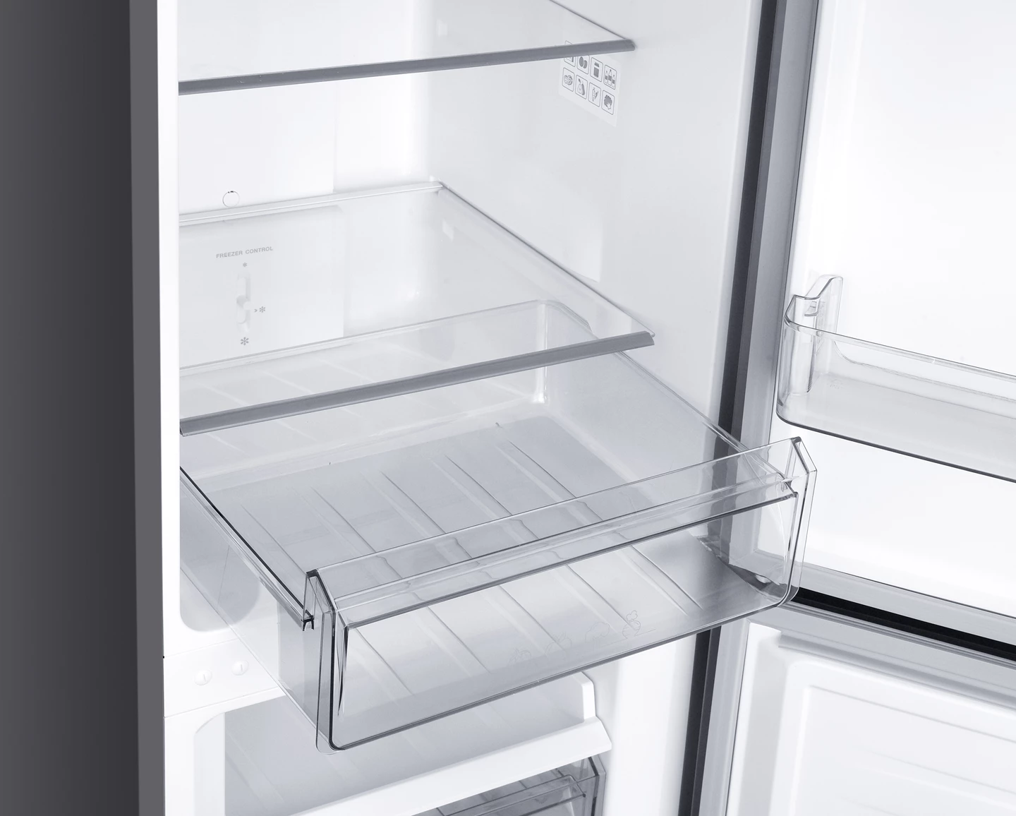Réfrigérateur combiné 253 L, Inox