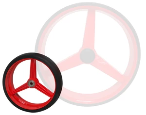 Roue avant rouge à 2900