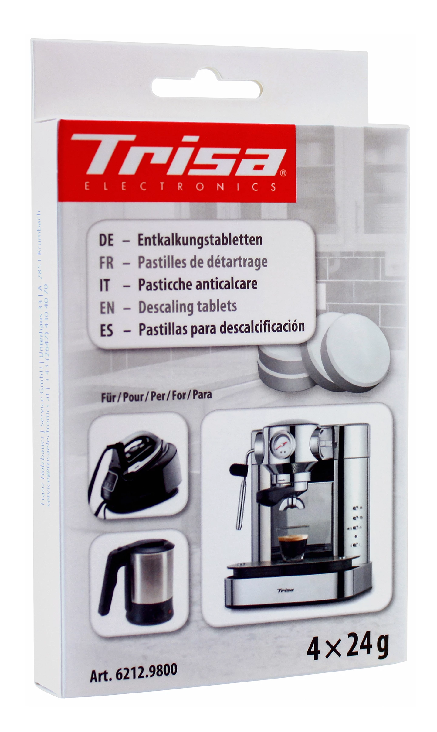 Compressa disincrostante