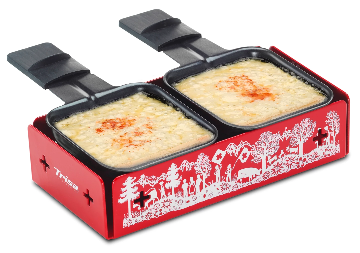 Raclette a candela con borsa Explore the Alps