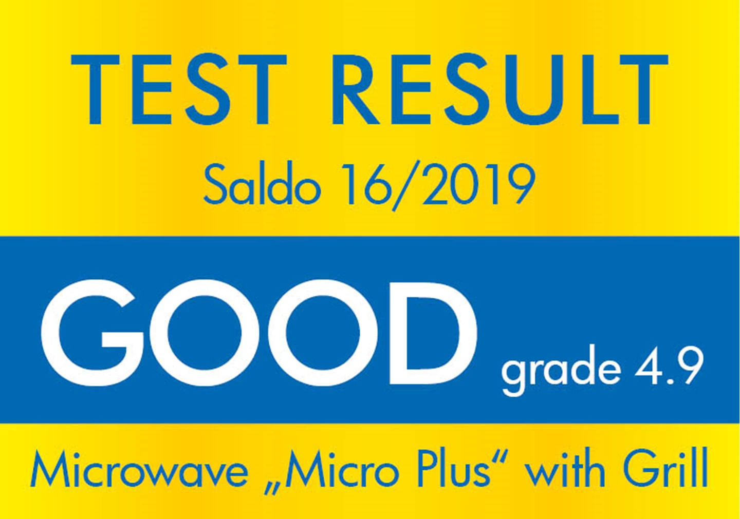 Microwave Micro Plus with Grill