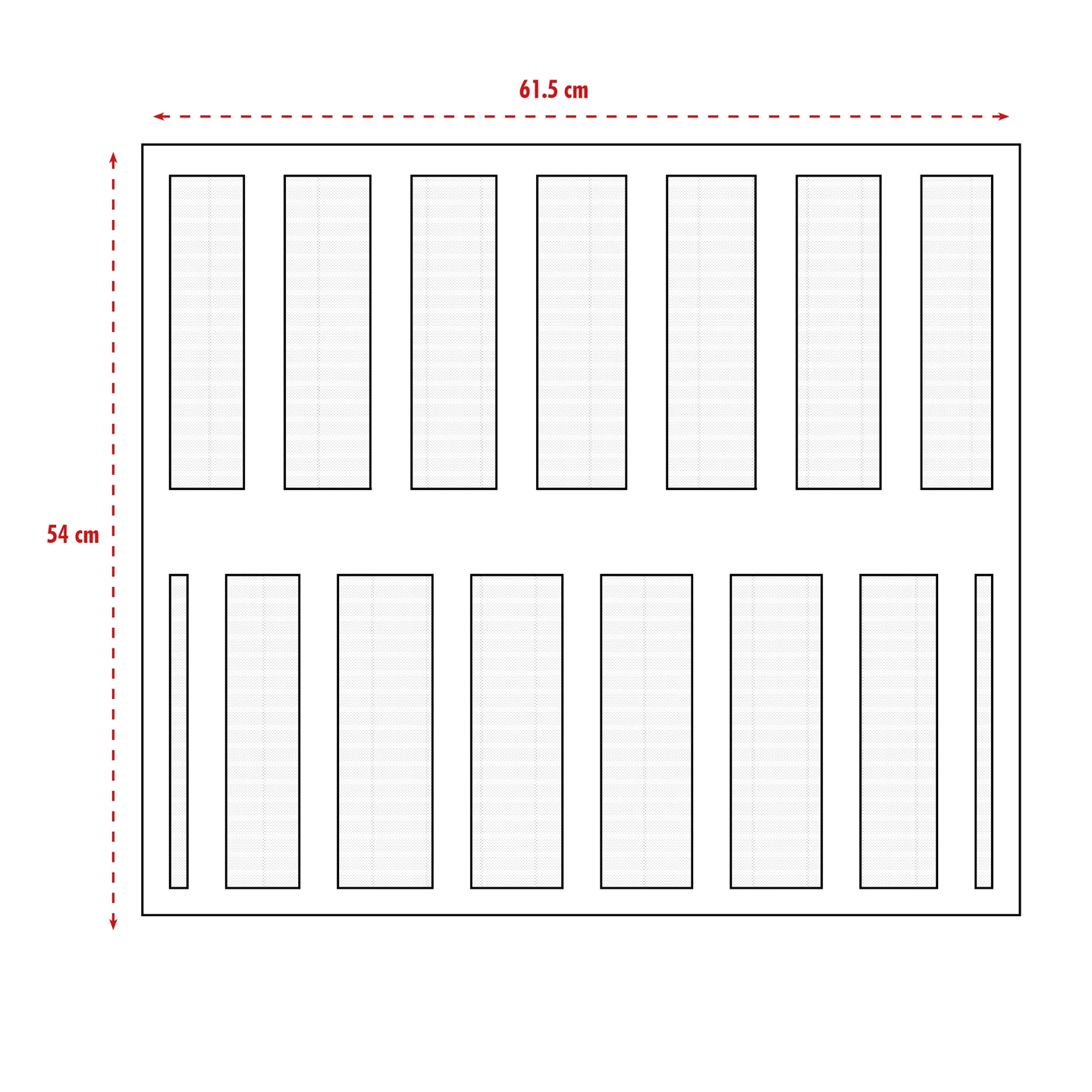 Replacement tray for 7804, offset