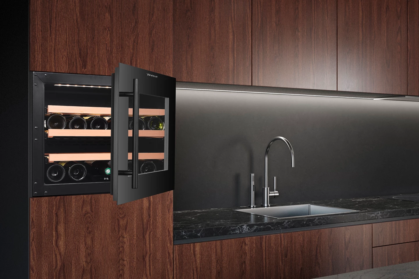 Built-in wine climate cabinet 51 L