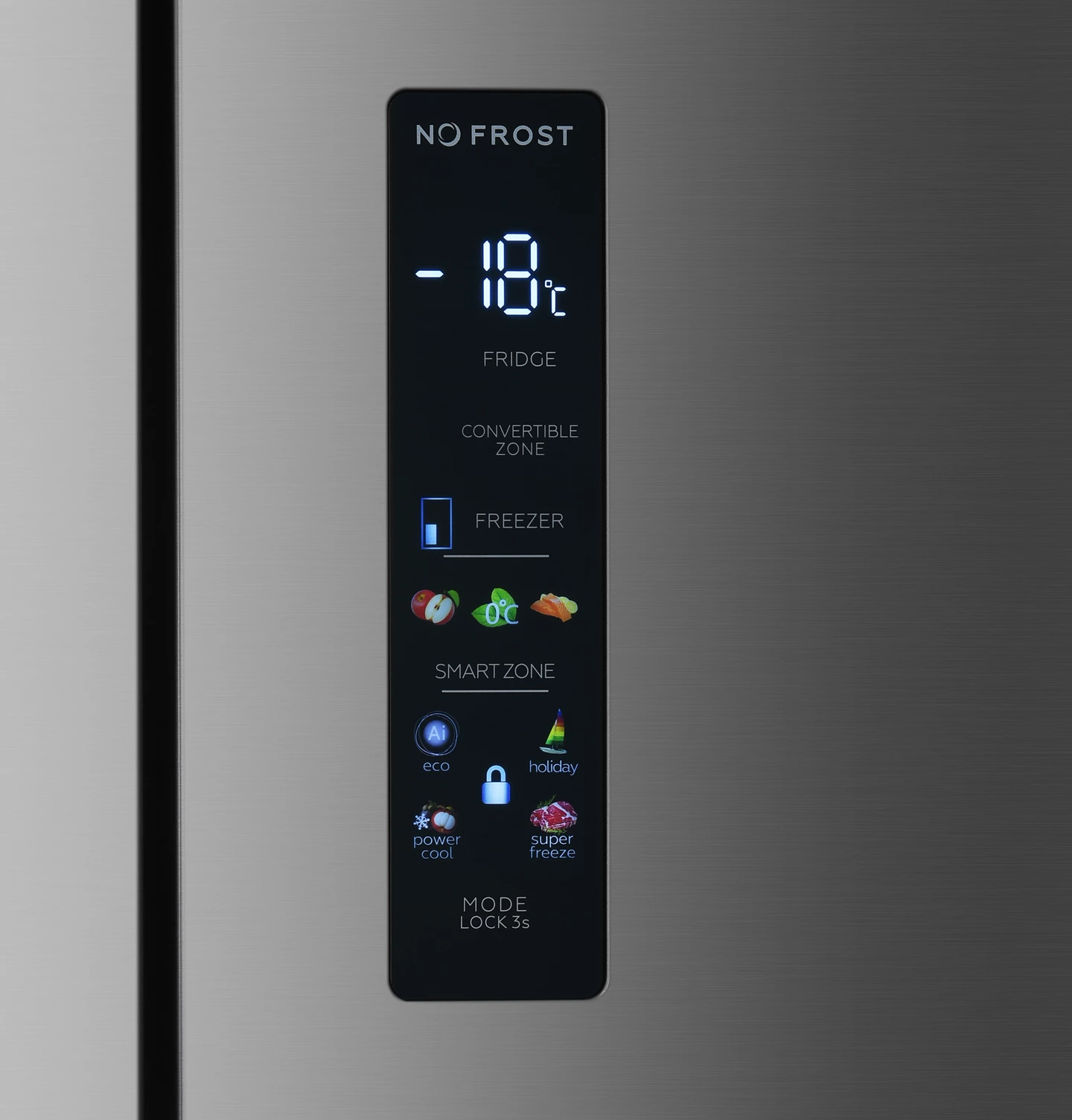 Food Center encastrable 505 L, Inox