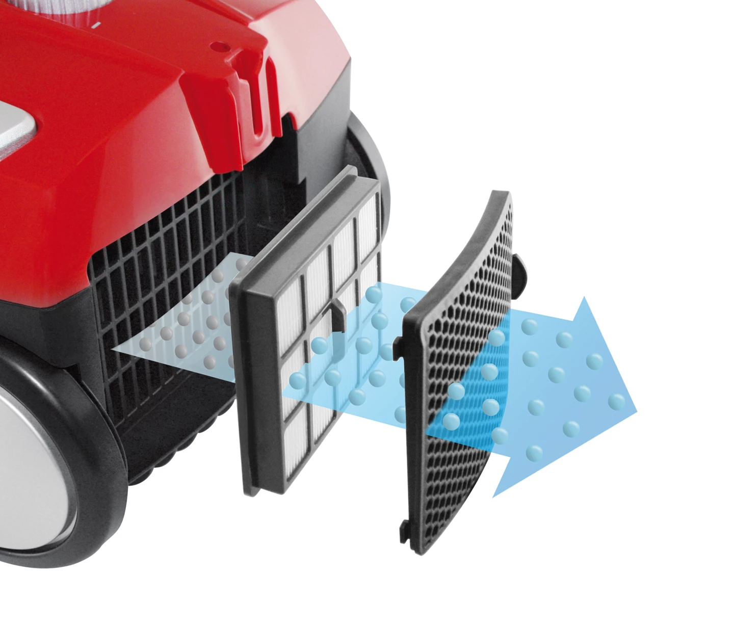 Staubsauger Classic Clean T6683 rot