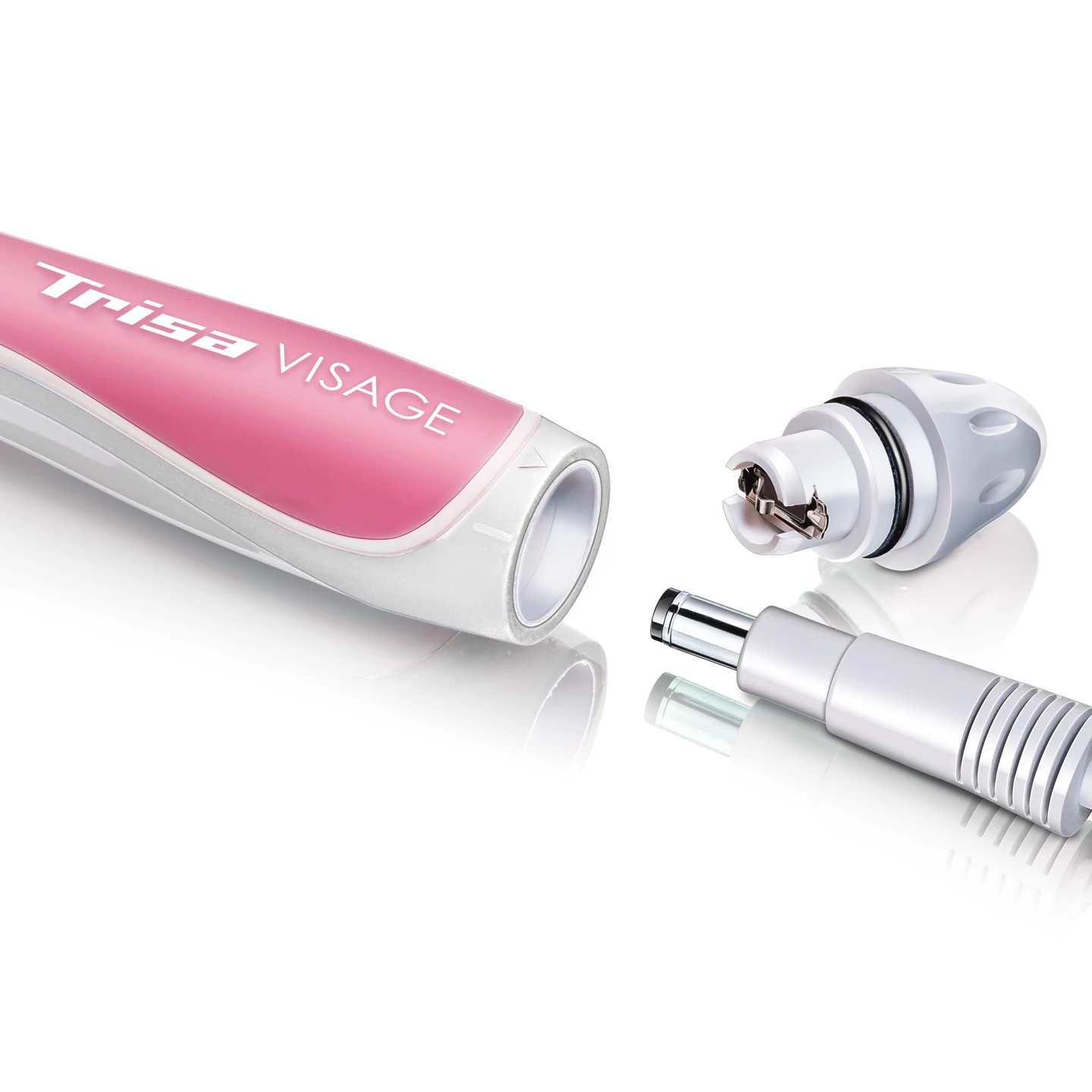 Facial cleansing brush Trisa Visage Sonic pink