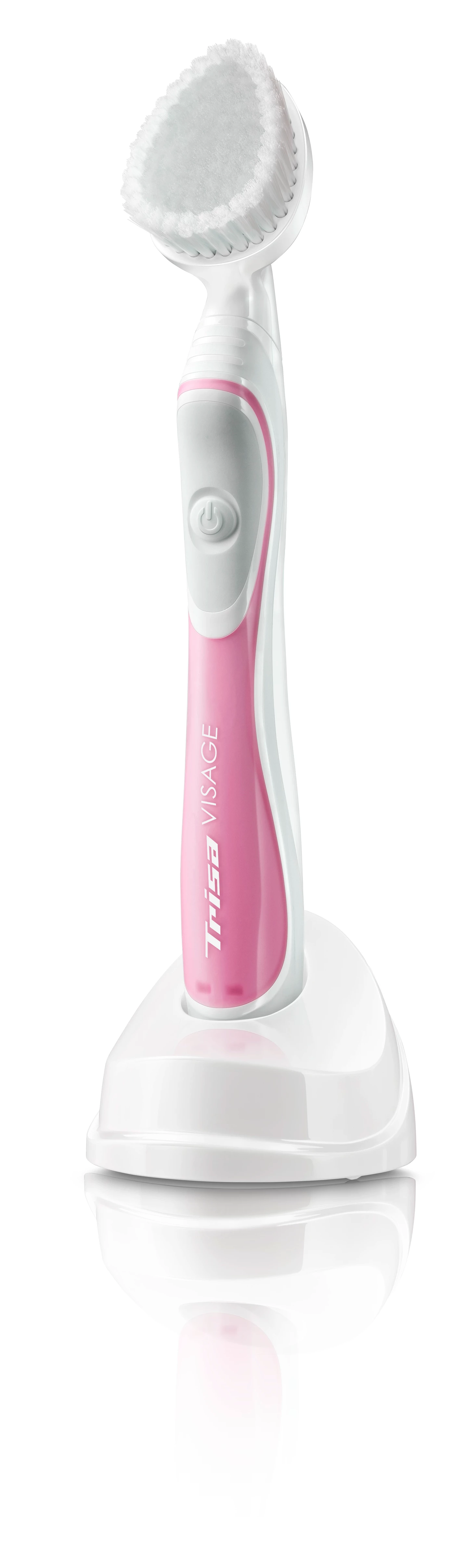 Facial cleansing brush Trisa Visage Sonic pink