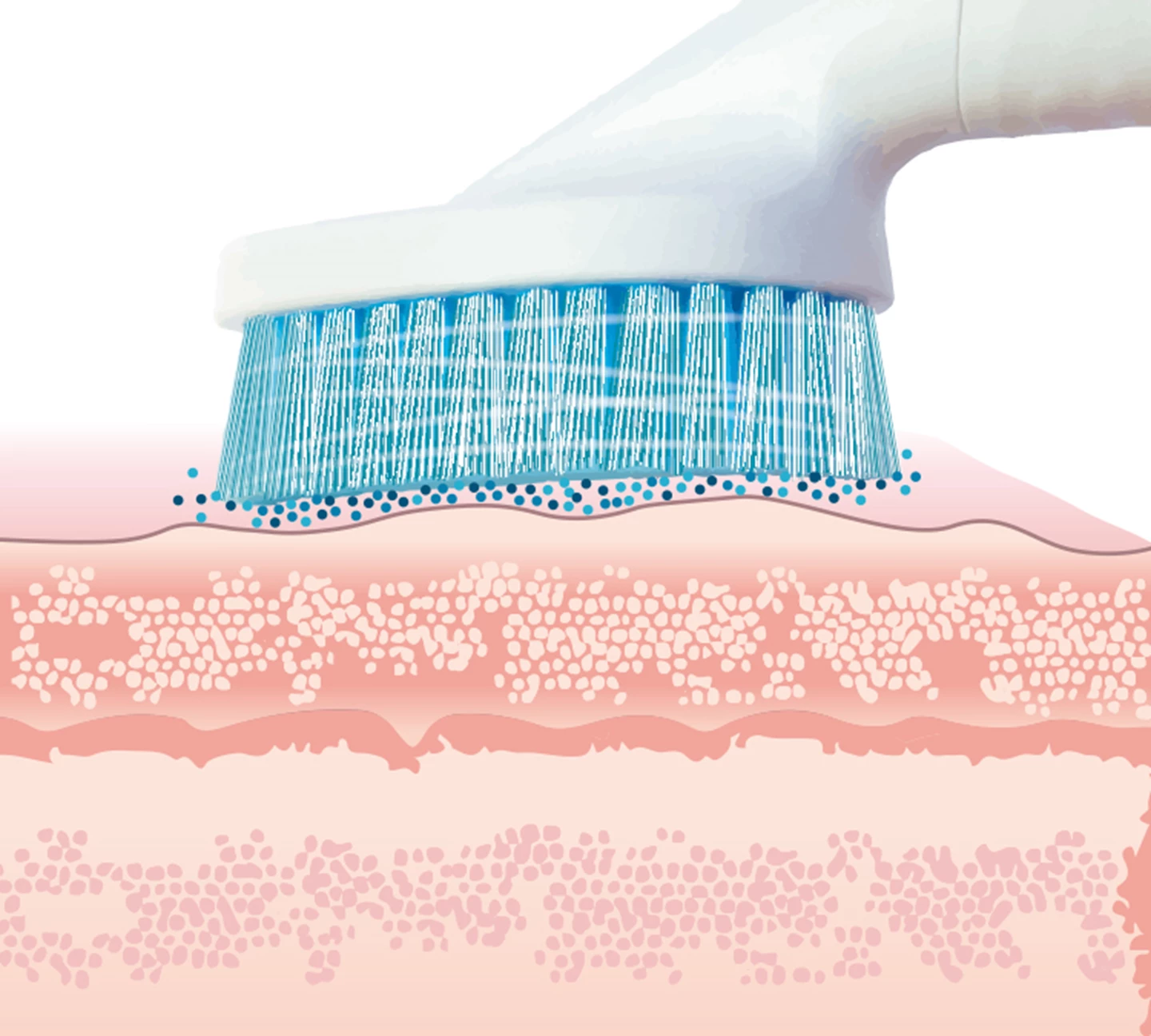 Facial cleansing brush Trisa Visage Sonic pink