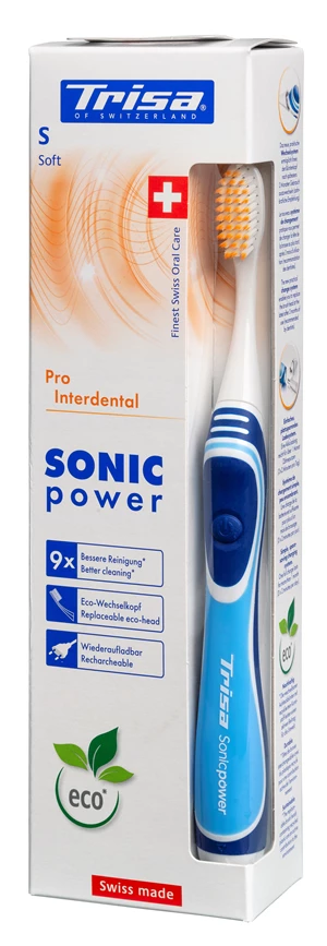 SonicPower Akku Pro Interdental Soft blau