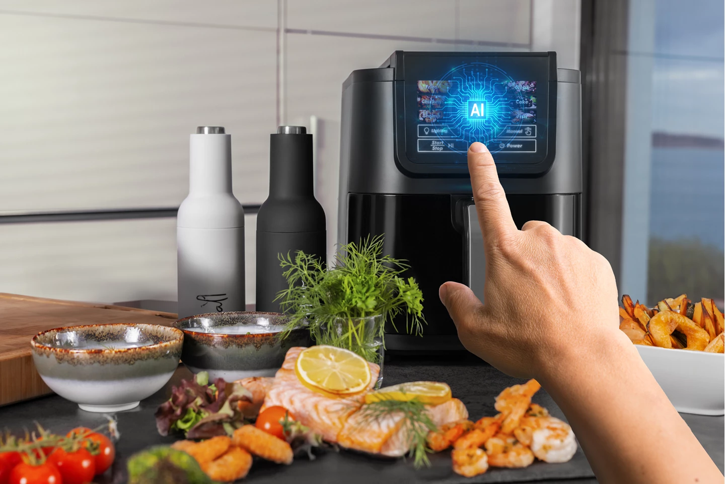 Friggitrice ad aria calda AI Fry Pro