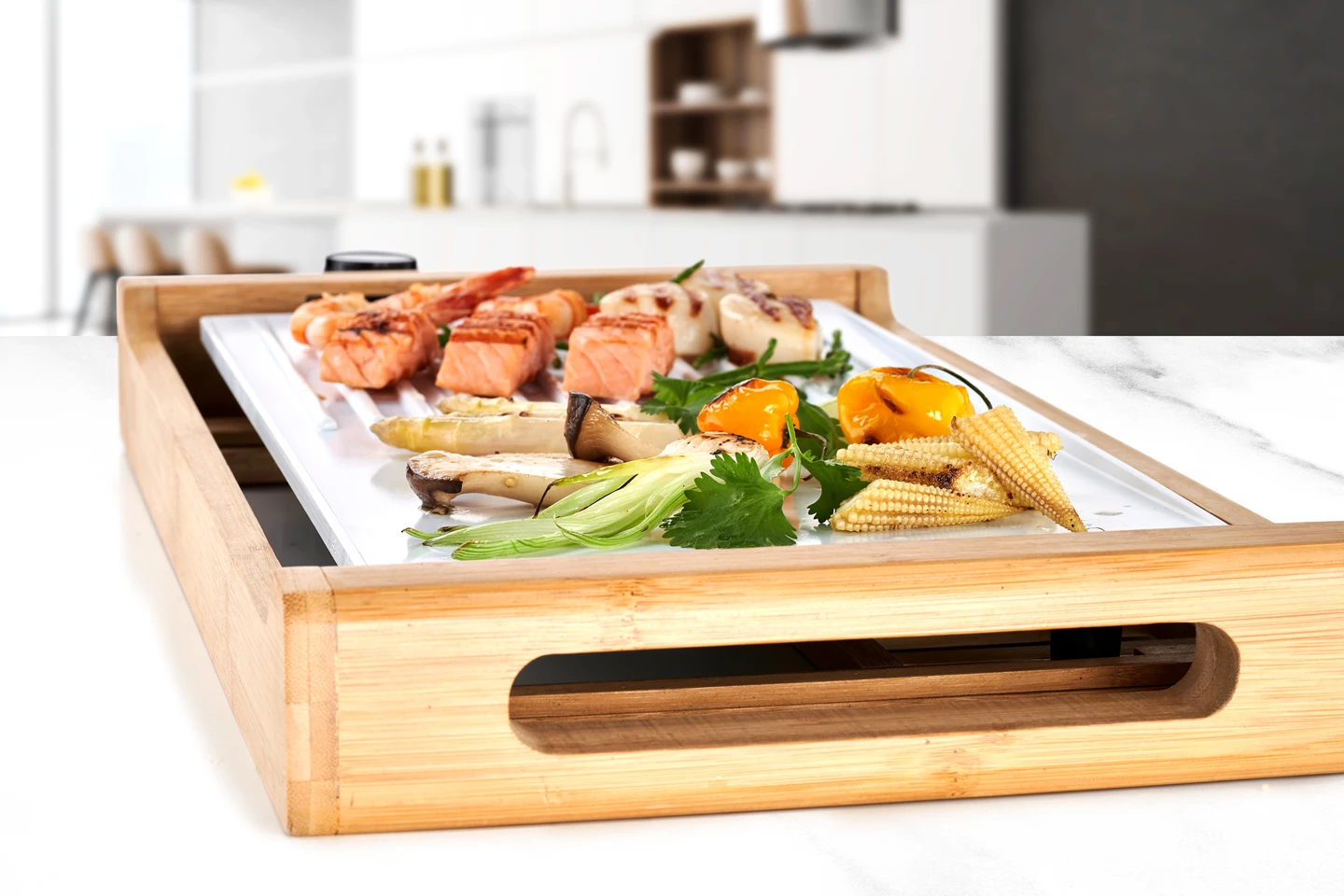Tischgrill Bamboo Grill