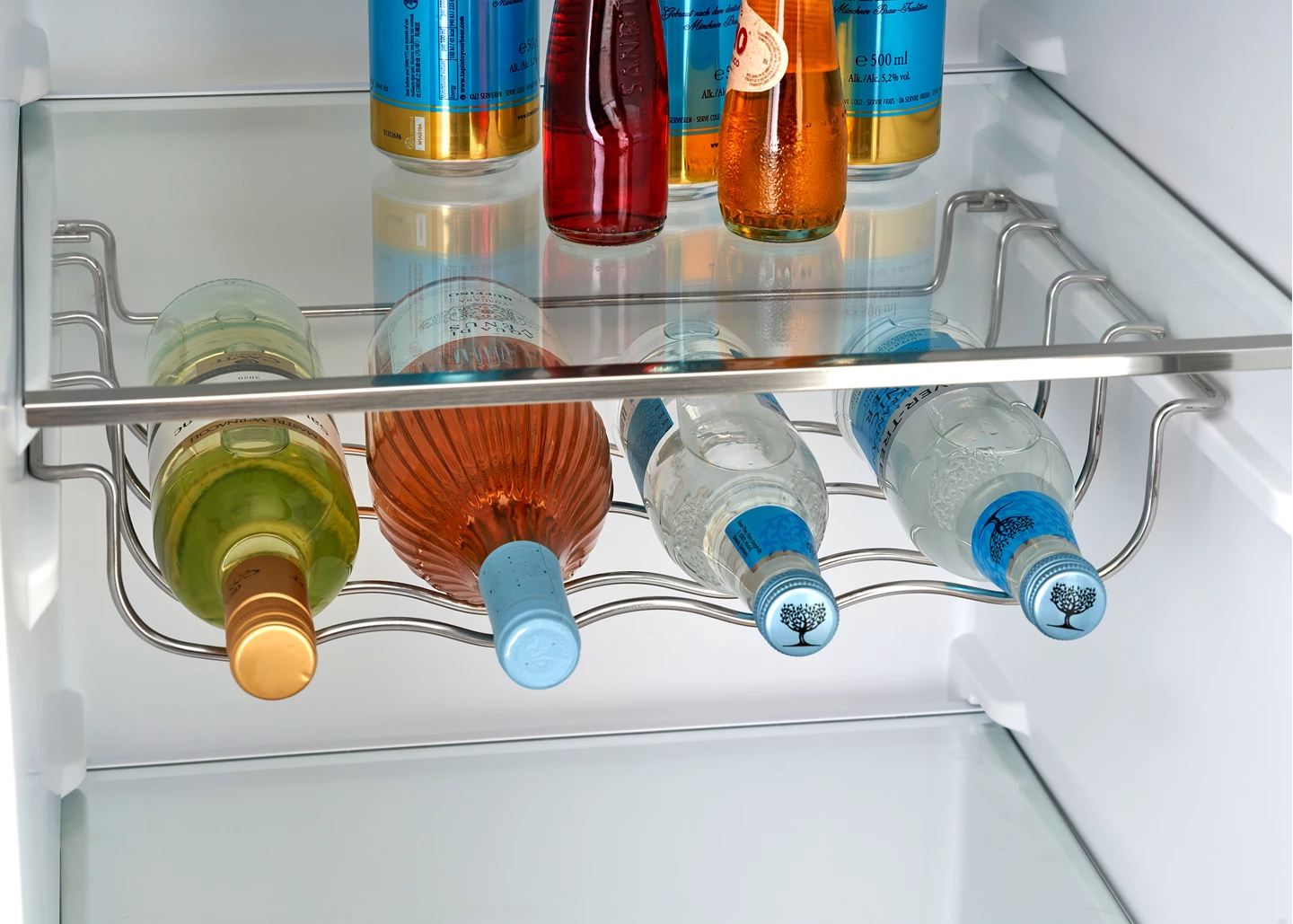 Side-by-Side fridge 592 L, Inox