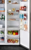 Side-by-Side fridge 592 L, Inox