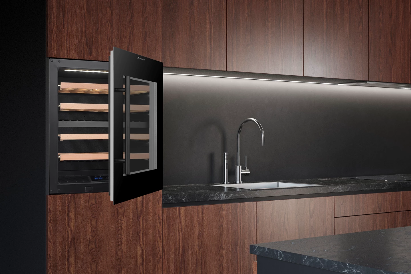 Einbau-Weinkühlschrank 69 L, Dual Zone