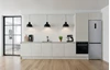 Combi Fridge 377 L, Inox