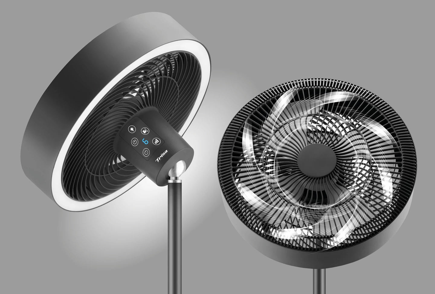 Ventilateur sur pied avec lumière Ambiance
