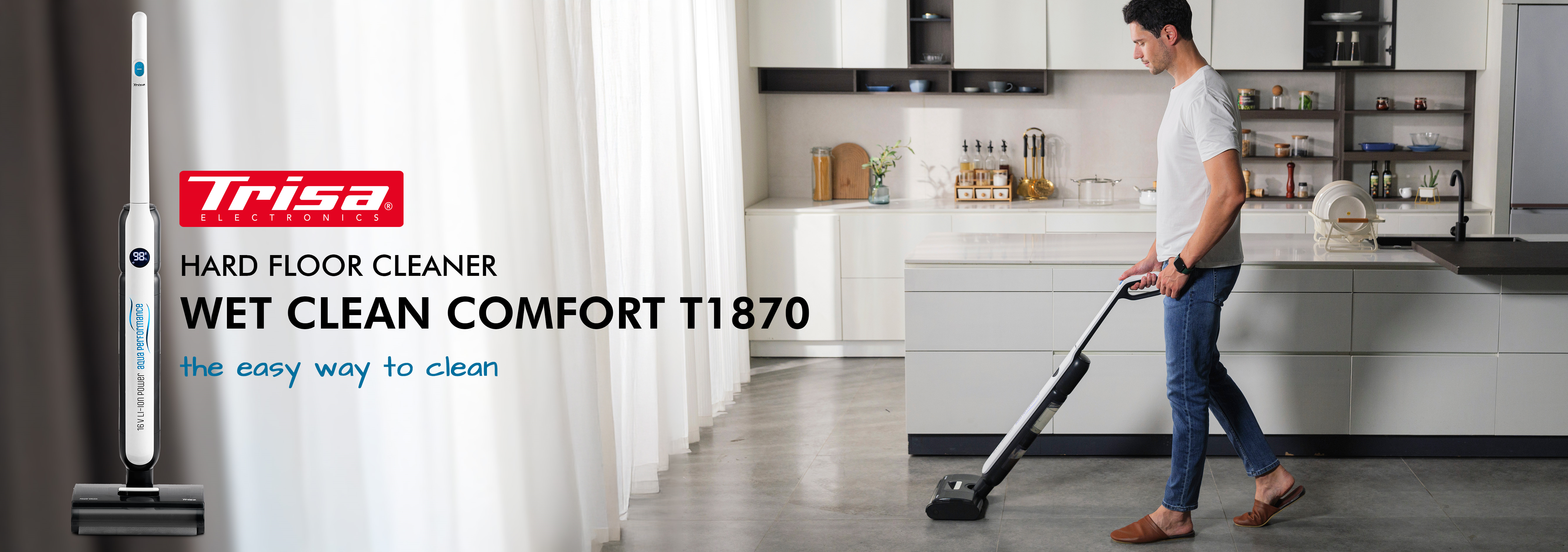 Trisa Lavapavimenti  Wet Clean Comfort T1870