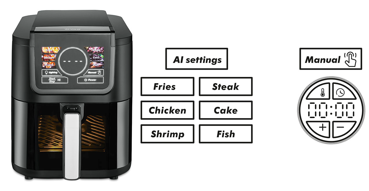 Trisa AI Fry Pro operation