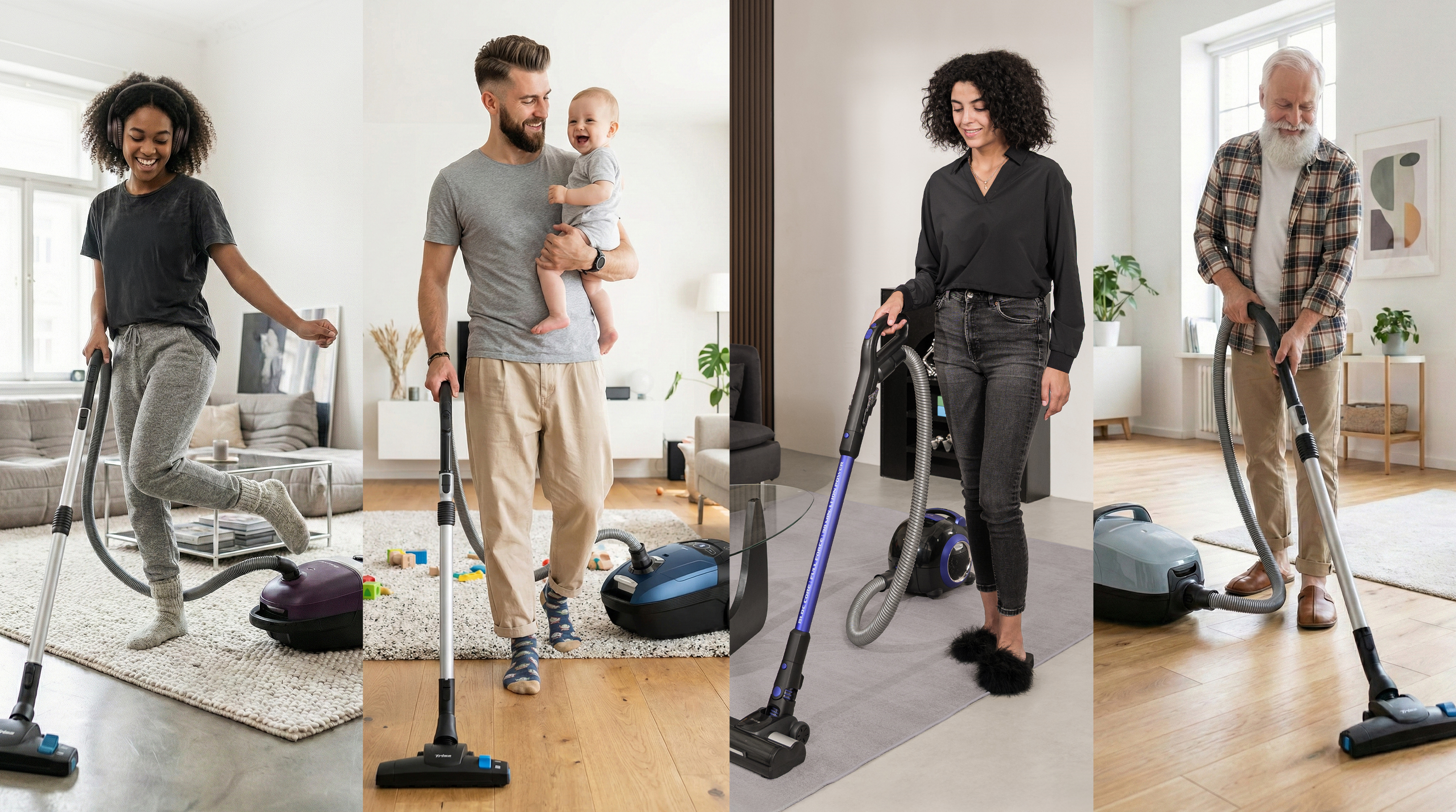 Trisa Electronics Schlittenstaubsauger Reinigung Wohnungsputz Frühlingsputz